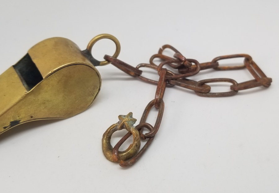 ÜZERİ AY YILDIZLI ÇOK NADİR OSMANLI POLİS DÜDÜĞÜ