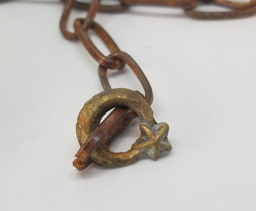 ÜZERİ AY YILDIZLI ÇOK NADİR OSMANLI POLİS DÜDÜĞÜ