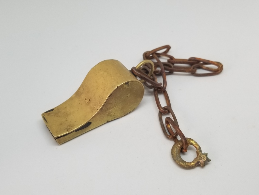 ÜZERİ AY YILDIZLI ÇOK NADİR OSMANLI POLİS DÜDÜĞÜ