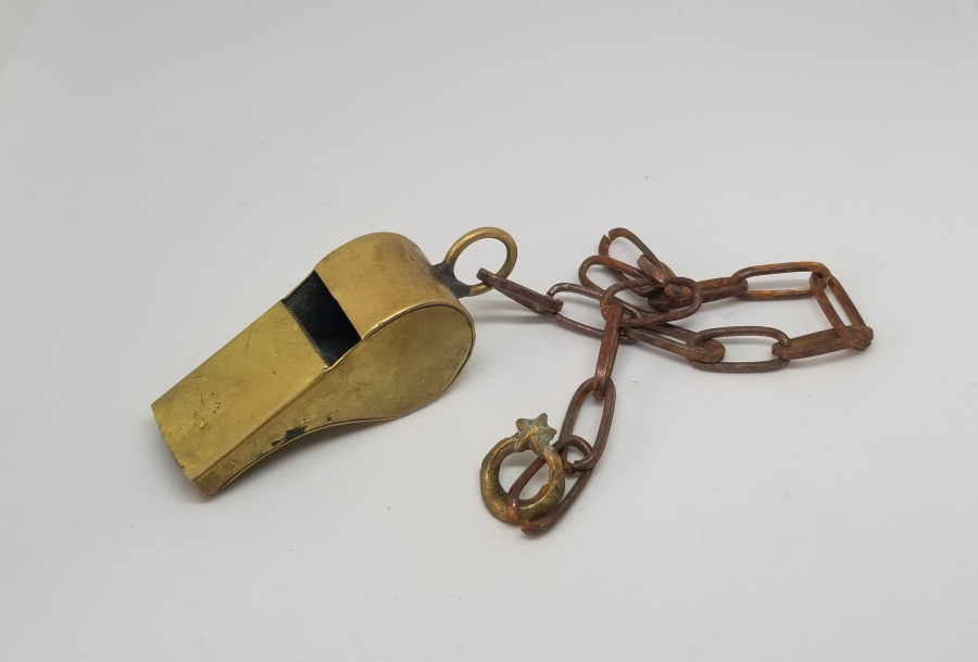 ÜZERİ AY YILDIZLI ÇOK NADİR OSMANLI POLİS DÜDÜĞÜ