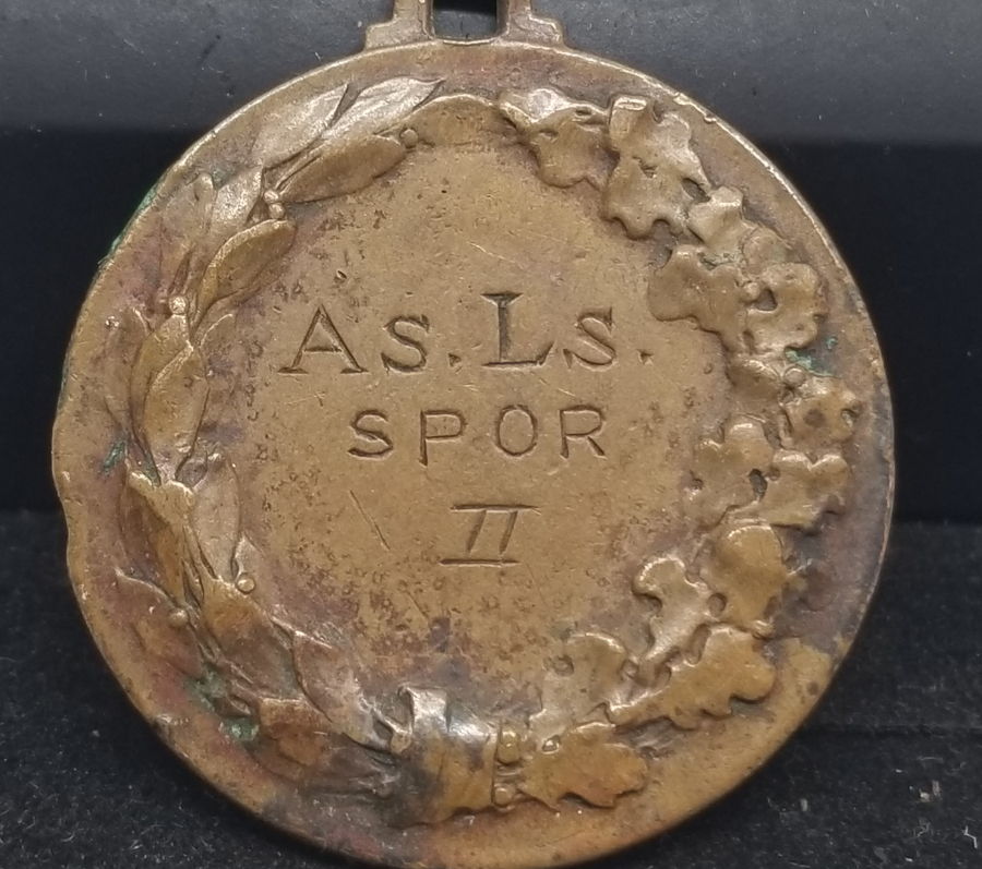 BOKS KONULU ANTİKA MADALYA