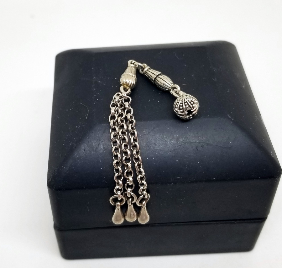 GÜMÜŞ KAPLAMA TESPİH PÜSKÜLÜ