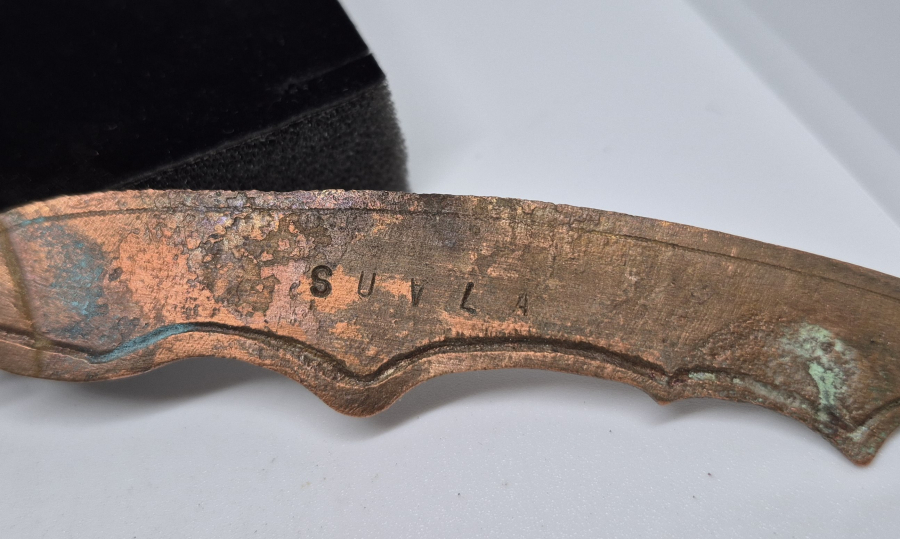 1. DÜNYA SAVAŞI DÖNEMİ İÇİ BOŞALTILMIŞ MAVZER MERMİSİNDEN YAPILMIŞ ALMAN CEPHE HATIRASI OBJE