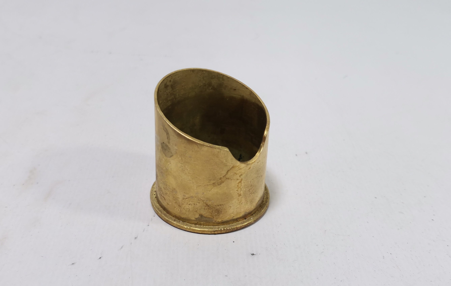 1. DÜNYA SAVAŞI DÖNEMİ TOP MERMİSİNDEN YAPILMIŞ CEPHE HATIRASI KÜLLÜK