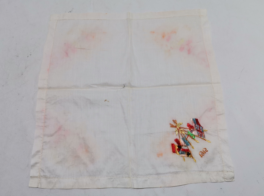 1. DÜNYA SAVAŞI DÖNEMİ İTİLAF DEVLETLERİ HATIRA İPEK MENDİL