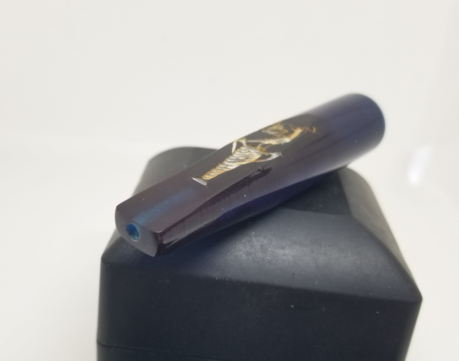 ÖZEL YAPIM ÜZERİ KALEM İŞÇİLİKLİ ANTİKA SİGARA AĞIZLIĞI