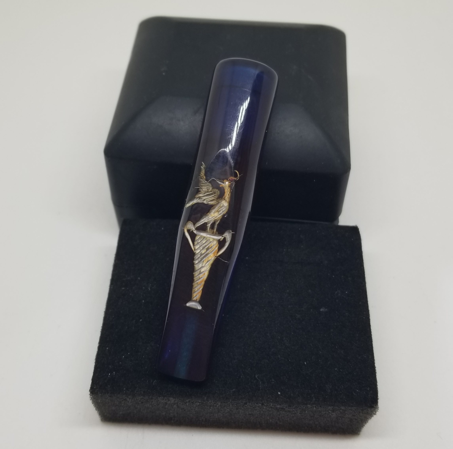 ÖZEL YAPIM ÜZERİ KALEM İŞÇİLİKLİ ANTİKA SİGARA AĞIZLIĞI