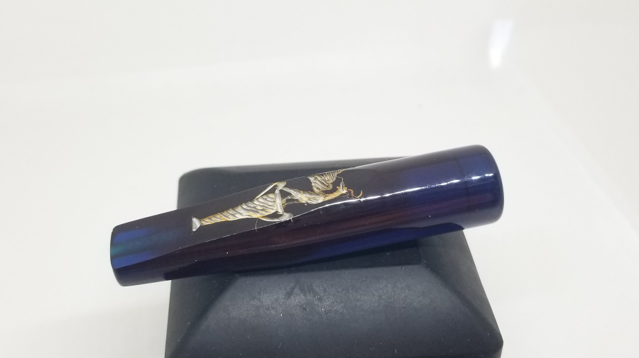 ÖZEL YAPIM ÜZERİ KALEM İŞÇİLİKLİ ANTİKA SİGARA AĞIZLIĞI