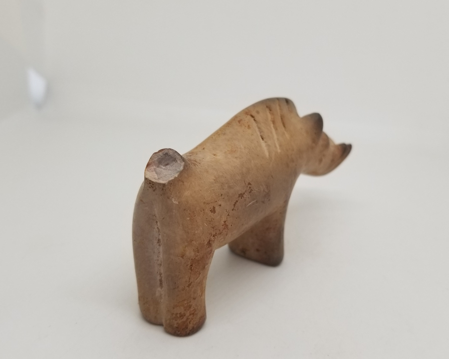 OSMANLI DÖNEMİ TOPRAKTAN MAMUL EL YAPIMI NADİR ŞAMANİK DOMUZ FİGÜRÜ