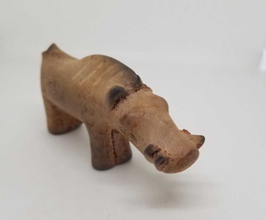 OSMANLI DÖNEMİ TOPRAKTAN MAMUL EL YAPIMI NADİR ŞAMANİK DOMUZ FİGÜRÜ