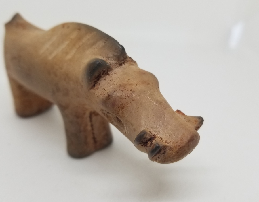 OSMANLI DÖNEMİ TOPRAKTAN MAMUL EL YAPIMI NADİR ŞAMANİK DOMUZ FİGÜRÜ