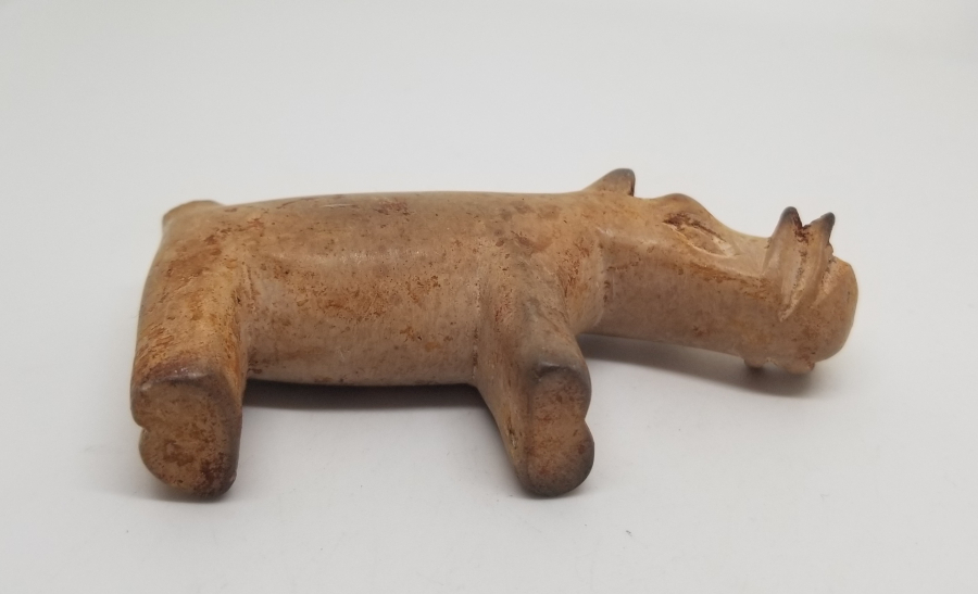 OSMANLI DÖNEMİ TOPRAKTAN MAMUL EL YAPIMI NADİR ŞAMANİK DOMUZ FİGÜRÜ