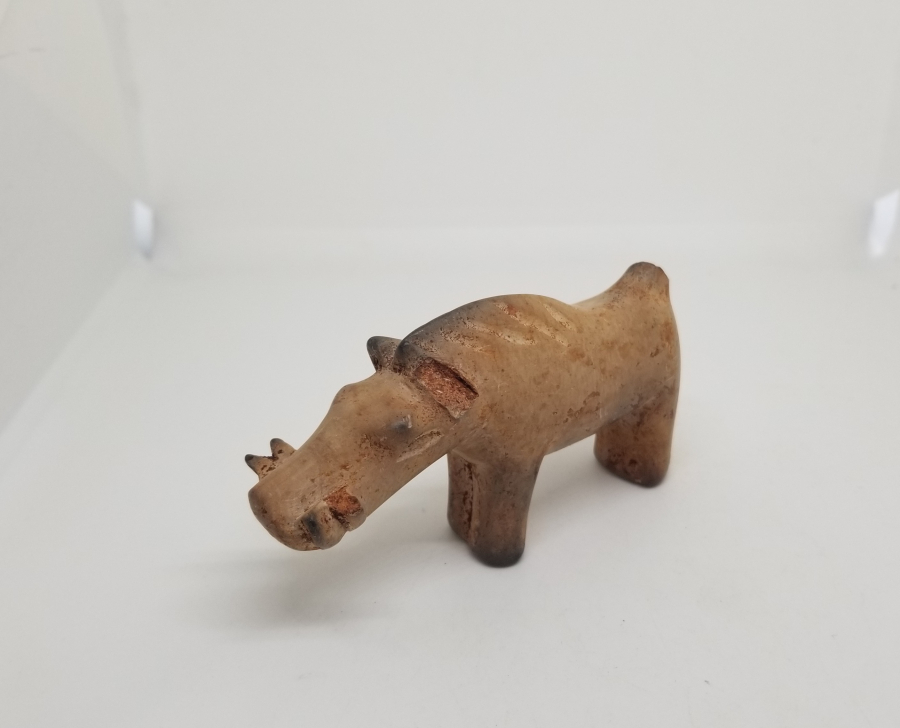 OSMANLI DÖNEMİ TOPRAKTAN MAMUL EL YAPIMI NADİR ŞAMANİK DOMUZ FİGÜRÜ