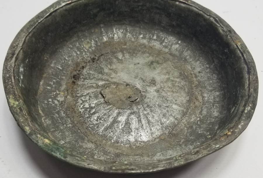 DİLİMLİ FORMLU OSMANLI DÖNEMİ BAKIR TABAK