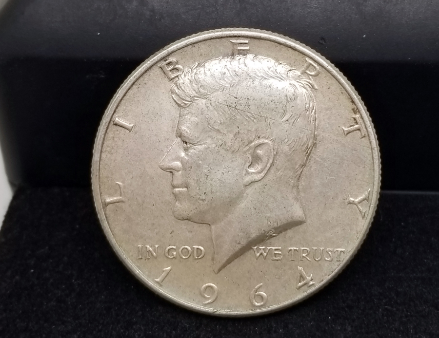 1964 YILI KOLEKSİYONLUK GÜMÜŞ YARIM DOLAR