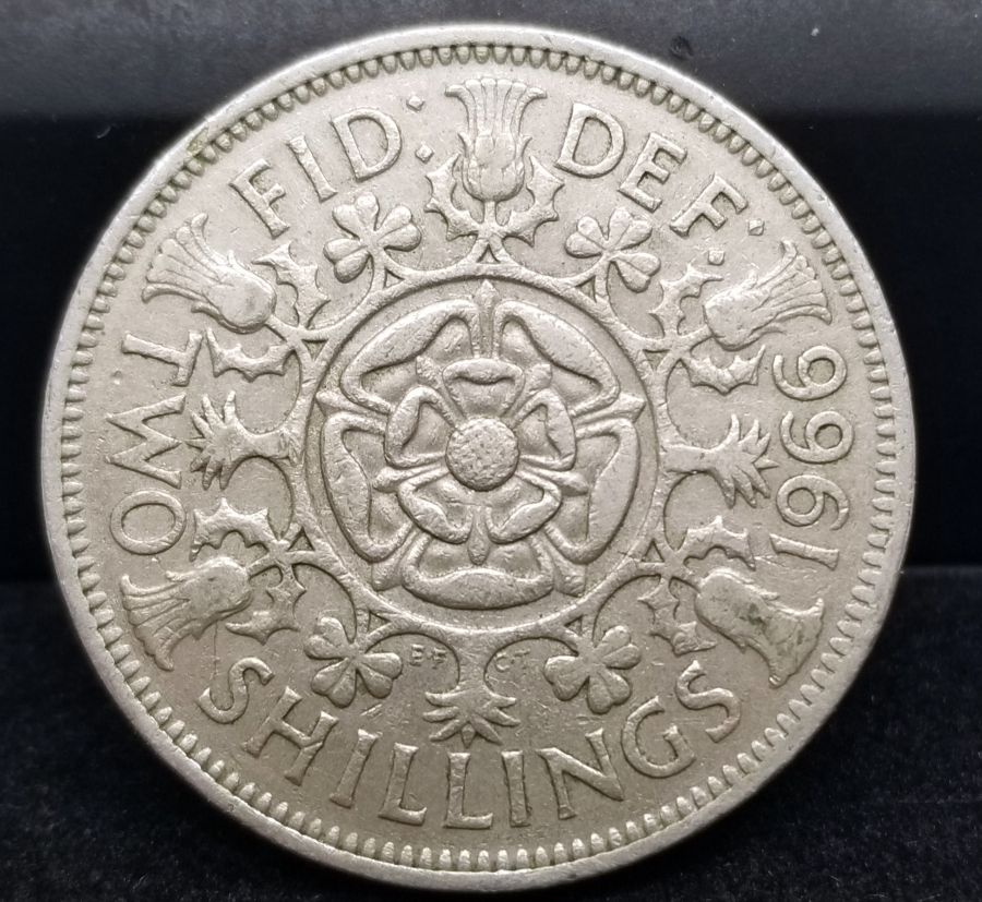 1966 YILI KOLEKSİYONLUK 2 SHILLINGS