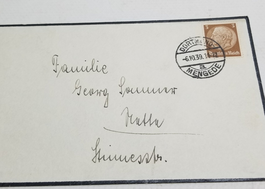 2. DÜNYA SAVAŞI DÖNEMİ ALMAN MEKTUP ZARFI