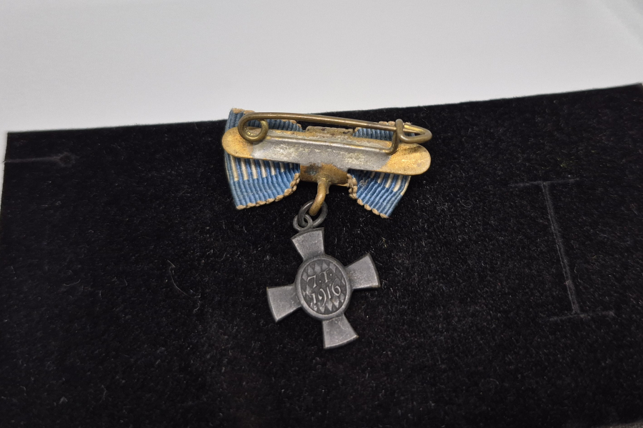 1. DÜNYA SAVAŞI DÖNEMİ ORİJİNAL ASKI VE KURDELASIYLA KRAL LUDWIG HAÇI