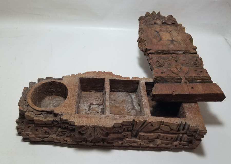 OSMANLI DÖNEMİ DEV BOYDA ÇOK NADİR AHŞAP KAHVE KUTUSU