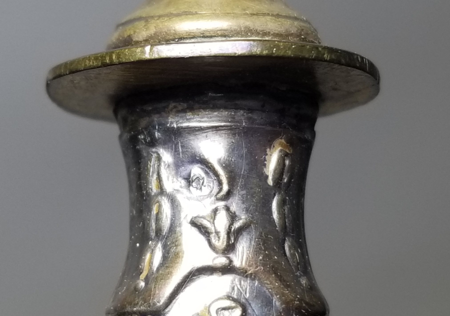 ORİJİNAL KUTUSUNDA GÜMÜŞ SAPLI ANTİKA PASTA SPATULASI