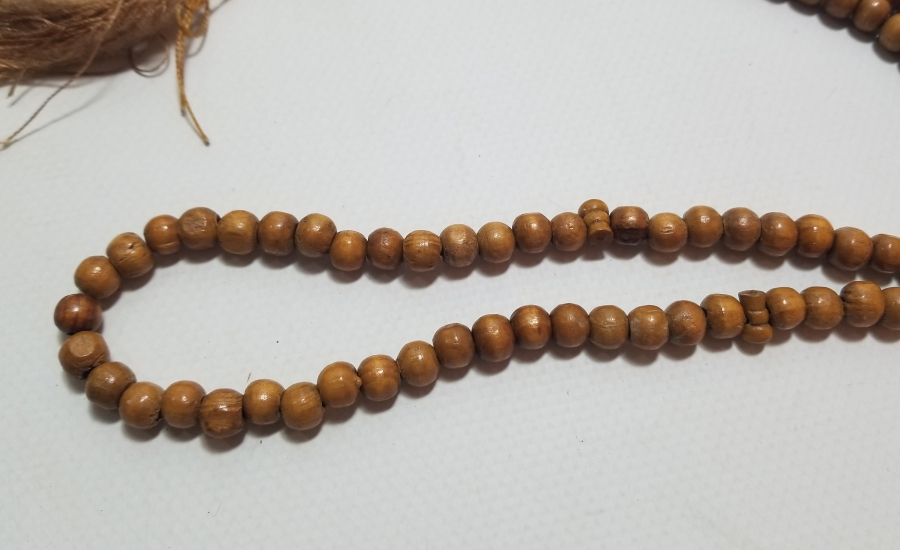 İÇİNDE KABE-İ ŞERİF GÖRSELİ BULUNAN MİKRO RESİMLİ ANTİKA NAMAZ TESPİHİ