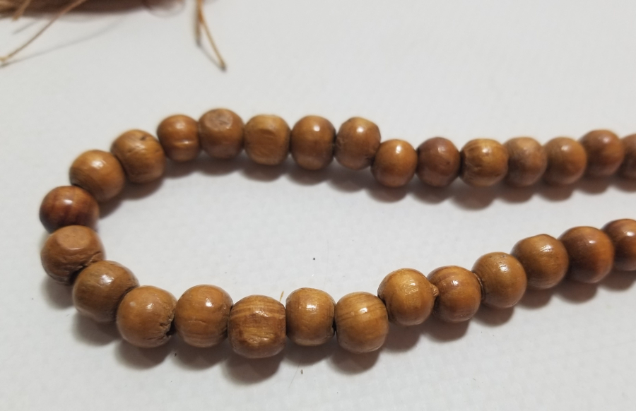 İÇİNDE KABE-İ ŞERİF GÖRSELİ BULUNAN MİKRO RESİMLİ ANTİKA NAMAZ TESPİHİ