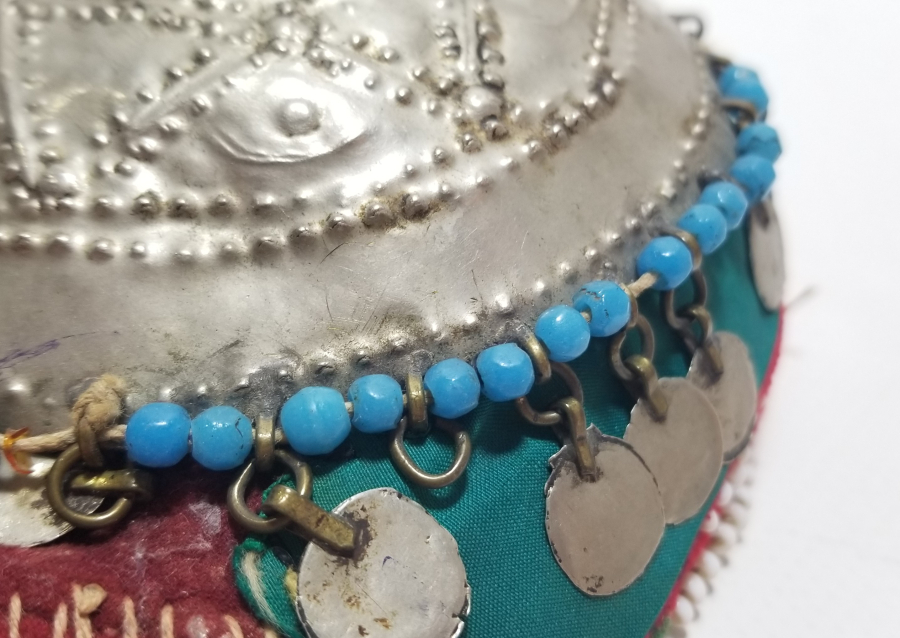 ORİJİNAL FES VE TEPELİĞİYLE OSMANLI DÖNEMİ BALIKESİR YÖRESİ GELİN BAŞLIĞI