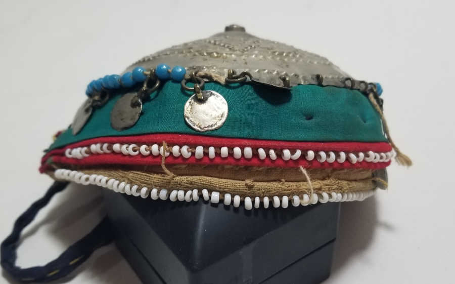 ORİJİNAL FES VE TEPELİĞİYLE OSMANLI DÖNEMİ BALIKESİR YÖRESİ GELİN BAŞLIĞI