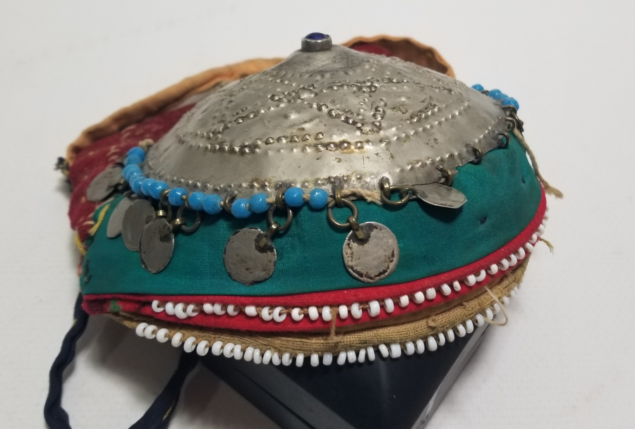 ORİJİNAL FES VE TEPELİĞİYLE OSMANLI DÖNEMİ BALIKESİR YÖRESİ GELİN BAŞLIĞI