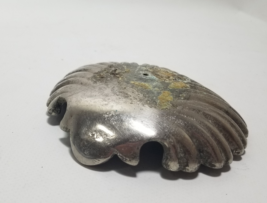 KABARTMA İŞÇİLİKLİ GÜMÜŞ KAPLAMA ANTİKA İKRAMLIK