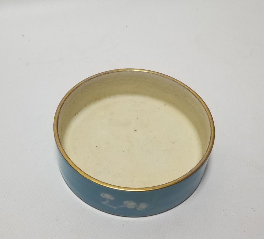 ÜZERİ ALTIN VARAKLI BOHEMYA PORSELEN KASE