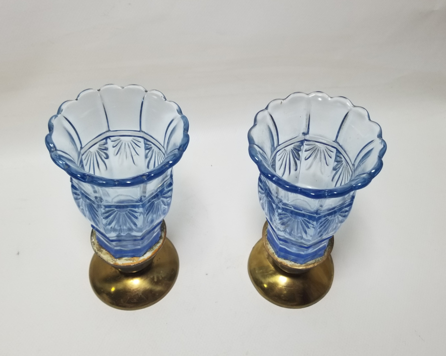 NADİR TİPTE ANTİKA ÇİFT ŞAMDAN