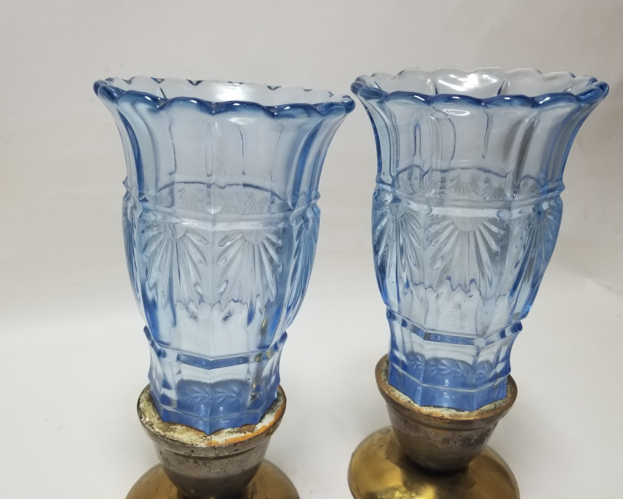 NADİR TİPTE ANTİKA ÇİFT ŞAMDAN