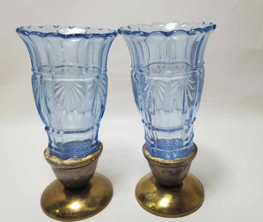 NADİR TİPTE ANTİKA ÇİFT ŞAMDAN