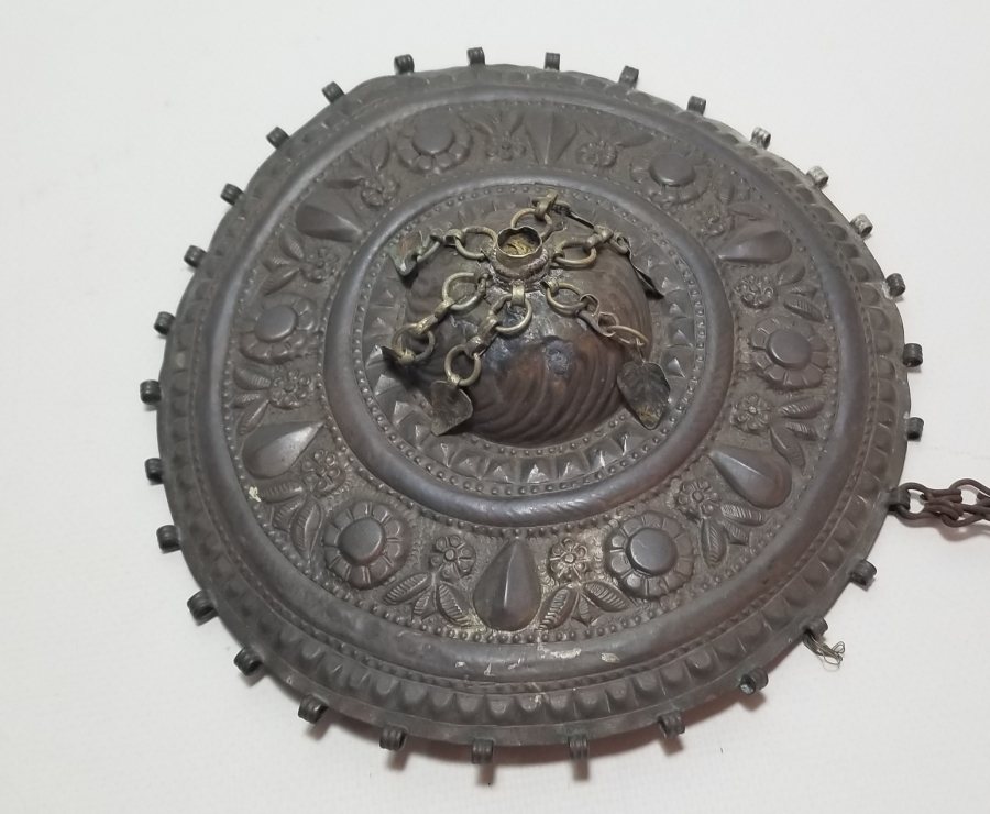 OSMANLI DÖNEMİ KABARTMA İŞÇİLİKLİ BADEMLİ MODEL GELİN TEPELİĞİ