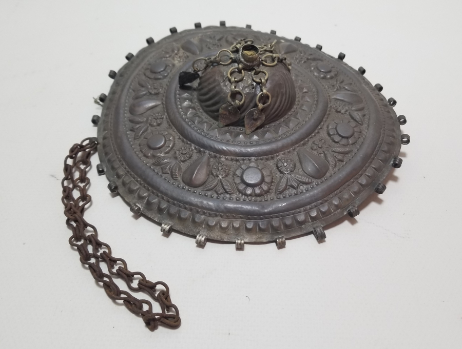 OSMANLI DÖNEMİ KABARTMA İŞÇİLİKLİ BADEMLİ MODEL GELİN TEPELİĞİ