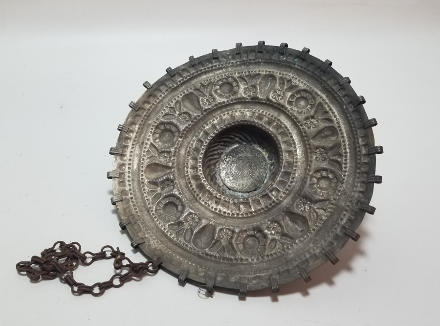 OSMANLI DÖNEMİ KABARTMA İŞÇİLİKLİ BADEMLİ MODEL GELİN TEPELİĞİ