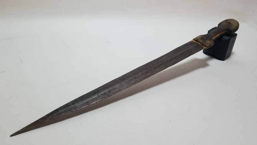 ALTIN ÇAKMA İŞÇİLİKLİ NADİR TİPTE OSMANLI DÖNEMİ ÇERKES KAMASI