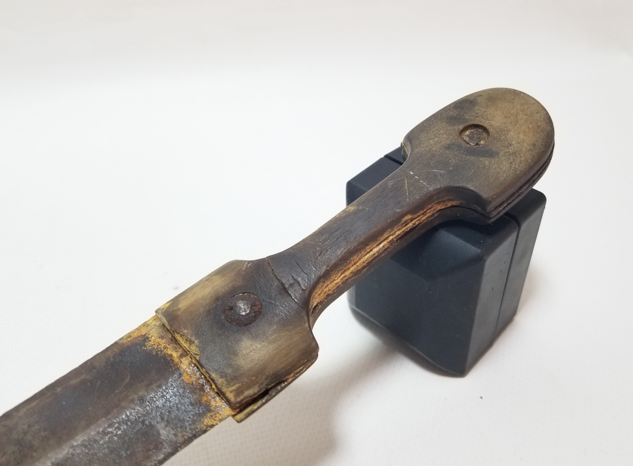 ALTIN ÇAKMA İŞÇİLİKLİ NADİR TİPTE OSMANLI DÖNEMİ ÇERKES KAMASI