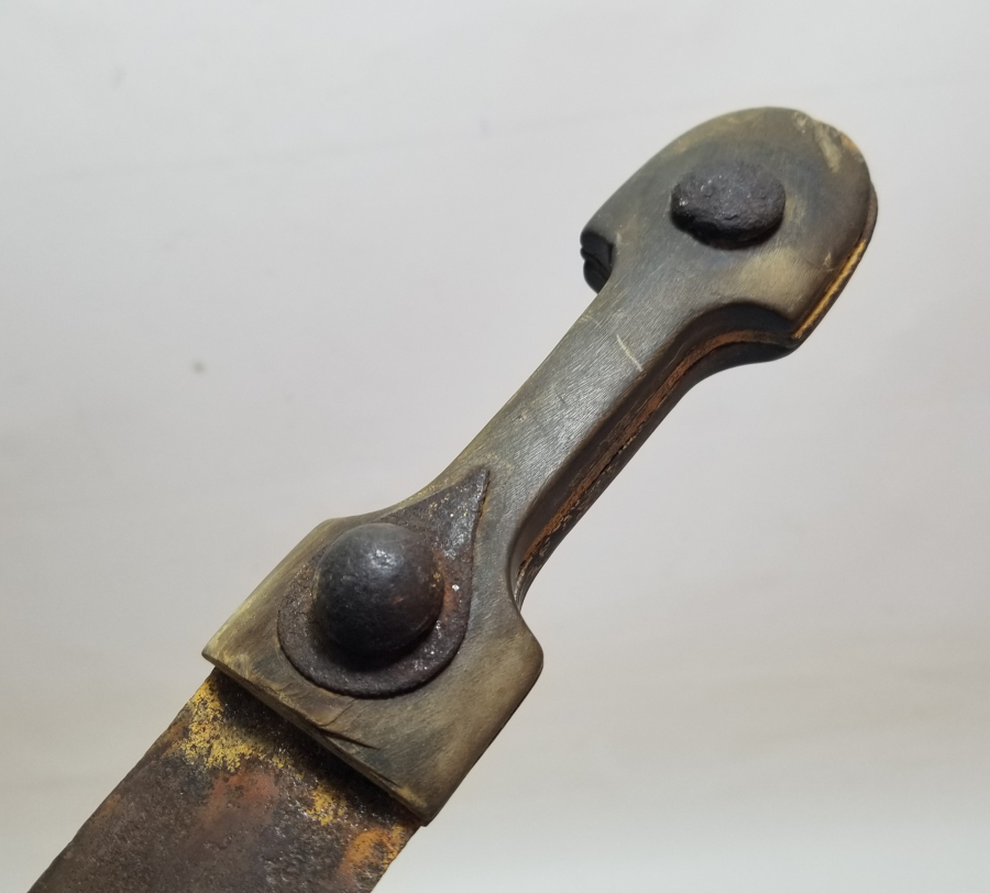 ALTIN ÇAKMA İŞÇİLİKLİ NADİR TİPTE OSMANLI DÖNEMİ ÇERKES KAMASI