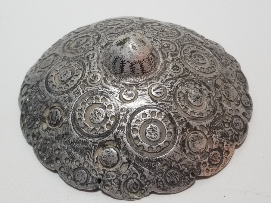 ALÜMİNYUMDAN MAMUL ESARET YADİGARI EL YAPIMI GELİN TEPELİĞİ