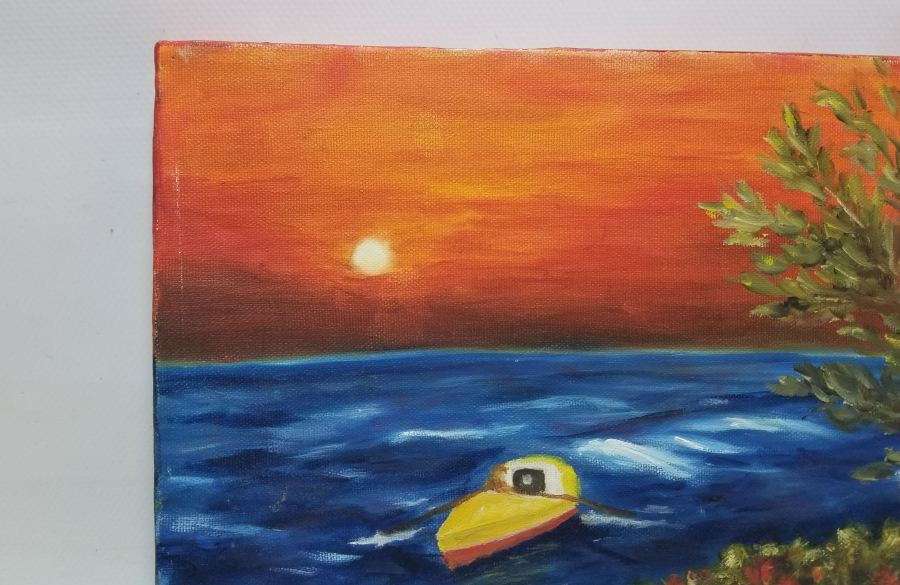 GÜLAY İMZALI TUVAL ÜZERİ YAĞLI BOYA TABLO