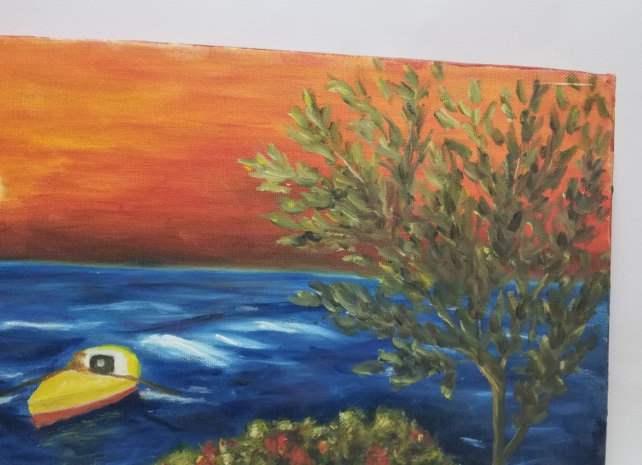 GÜLAY İMZALI TUVAL ÜZERİ YAĞLI BOYA TABLO