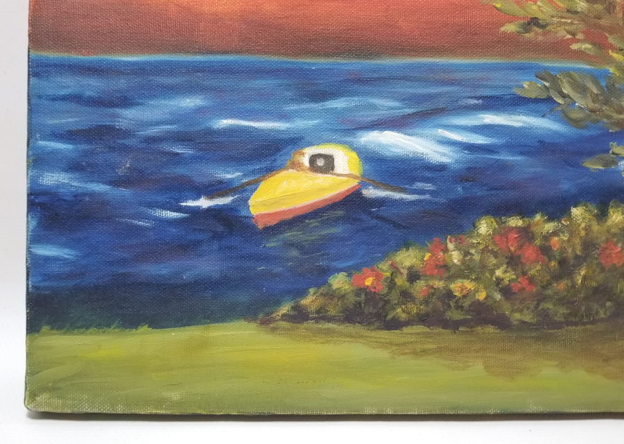 GÜLAY İMZALI TUVAL ÜZERİ YAĞLI BOYA TABLO