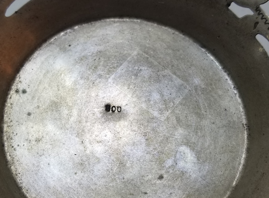 TESTERE VE KALEM İŞÇİLİKLİ ANTİKA GÜMÜŞ İFTARİYELİK