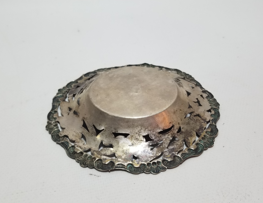 TESTERE VE KALEM İŞÇİLİKLİ ANTİKA GÜMÜŞ İFTARİYELİK