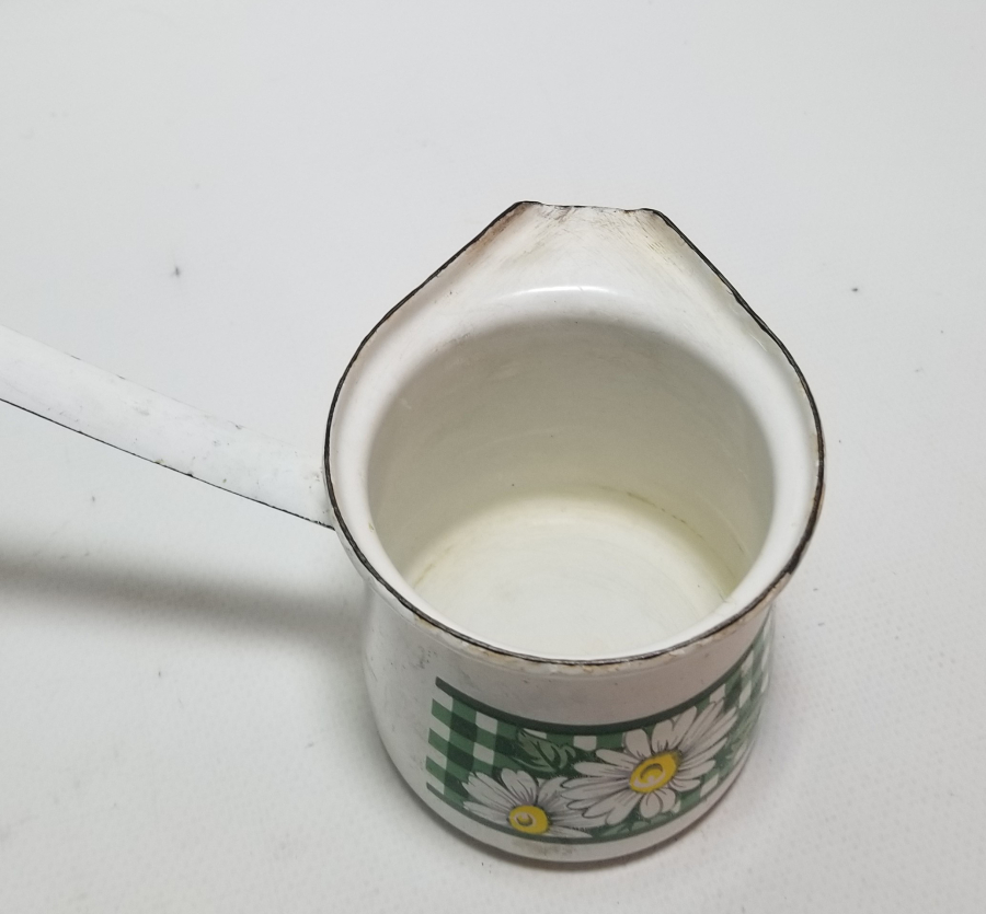 YERLİ YAPIM ANTİKA EMAYE CEZVE