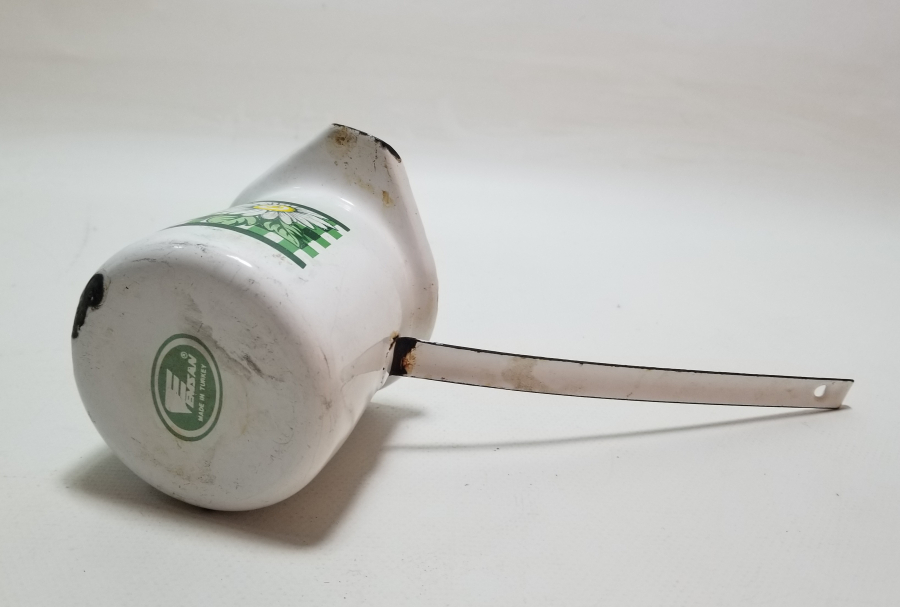 YERLİ YAPIM ANTİKA EMAYE CEZVE