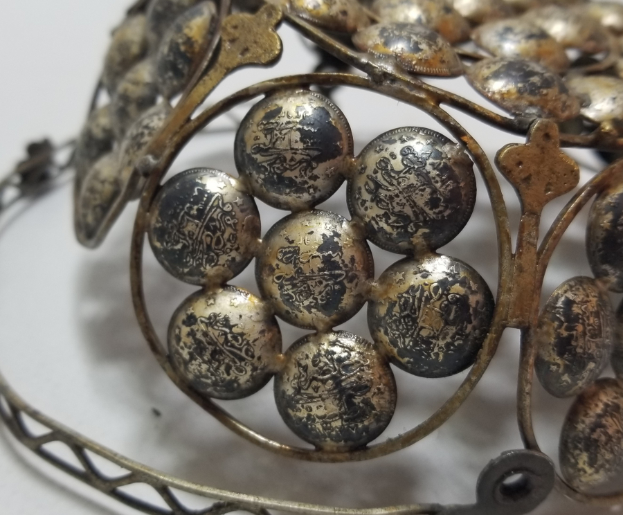 ABDÜLHAMİD VE MEHMED REŞAD HAN DÖNEMİ GÜMÜŞ PARALARDAN YAPILMIŞ OSMANLI DÖNEMİ GÜMÜŞ BAYRAM ŞEKERLİĞİ