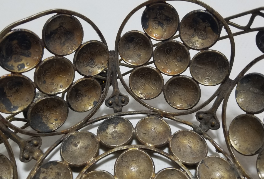 ABDÜLHAMİD VE MEHMED REŞAD HAN DÖNEMİ GÜMÜŞ PARALARDAN YAPILMIŞ OSMANLI DÖNEMİ GÜMÜŞ BAYRAM ŞEKERLİĞİ